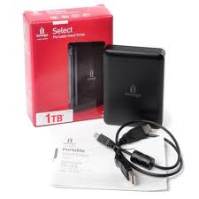 Iomega Select 1TB USB 2.0 Portable Hard Drive